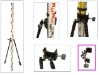 Surveying Instrument Accessory:Bipod for Levelling Staff (Alum. /Fiber-glass)