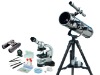 TM001 3 in 1 Deluxe Science Kit 1200x Microscope, 167x Reflector Telescope & 10x 25mm Binoculars