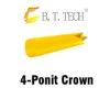 Test probe 4 points crown golden plunger