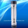 The acrylic tube type flow meter