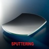 The spherical mirror coated with sputtering
