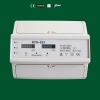 Three-phase DIN-Rail electricity energy meter