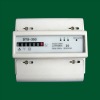 Three phase din rail kwh meter