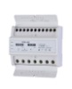 Three phase modbus din rail meter