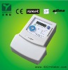 Three phase prepaid card meter