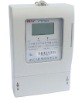 Three phase smart card electricity meter