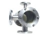 Through pipe different inlet &outlet sanitary sight glass