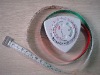 Triangle Shape Plastic 150mm BMI Body Weight Measuring Tape