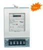 Two phase three wire Electronic indication counter energy meter