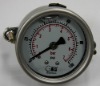 U-trestle stainless steel pressure gauge