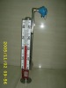 UHF vertical magnetic level gauge with float transmitter