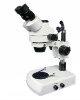 Up and bottom Illuminated Trinocular Stereo Microscope