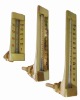 V-shaped glass industrial thermometer