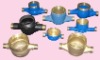 Various types of brass and composite water meter bodies from DN 15 to DN 50