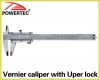Vernier caliper with uper lock