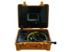 WITSON Professional video drain inspection camera with DVR, 20/30/40m fiberglass rod cable, durable suitcase