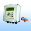 Wall mounted ultrasonic clamp flowmeter