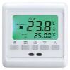 Weekly programmable heating thermostat