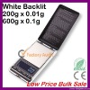 White backlit 300g/0.01g Digital Pocket Scale, Diamond carat Scalem, Jewelry Scale, Weighing Scale from Direct factory