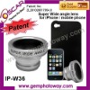 Wide angle lens mobile phone accesssory IP-W36 camera lens