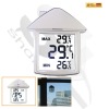 Window thermometer with suction cup