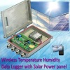 Wireless Temperature Humidity Data Logger with Solar Power panel