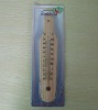 Wood Weather thermometer