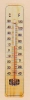 Wooden Indoor-Outdoor Thermometer