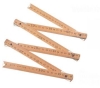 Wooden folding ruler