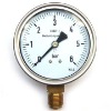 Y100 half stainless steel pressure meter