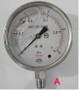 Y100 oil filled boiler pressure gauge