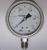 YBF100 all stainless steel pressure gauge