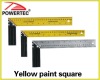 Yellow paint square