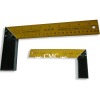 Yellow print try square ruler