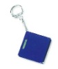 advertising square tapeline keychain