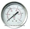 all stainless steel Oil-filled pressure gauge