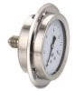 all stainless steel pressure gauge with front flange