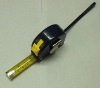 black abs case tape measure with yellow brake