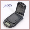 black digital pocket scale