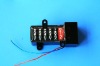 black plastic electronic watt-hour meter register