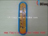 blue plastic case glass thermometer