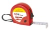 body red steel measuring tape