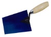 bricklaying trowel with wooden handle