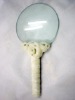 carved white jade handle magnifying glass