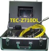 cctv waterproof pipe inspection camera TEC-Z710DL