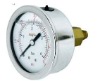 center back male connection liquid filled Pressure Gauge