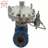 compressed gas pressure regulator with cast steel body