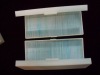 different zoology microscope slides