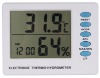 digital thermo hygrometer and clock