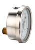 din type liquid filled gauge